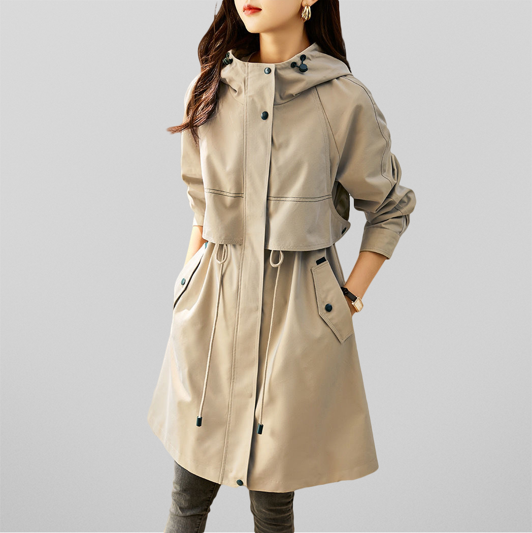 Berg-Feldt | Elegance - Rote Damenjacke mit Kapuze