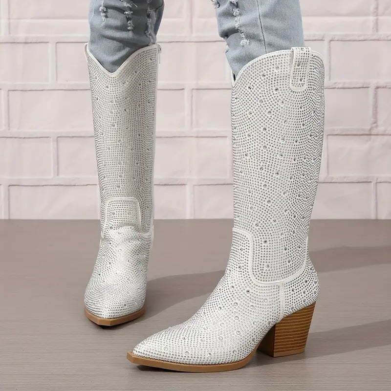 Berg-Feldt | Glitzernde Cowboy-Stiefel