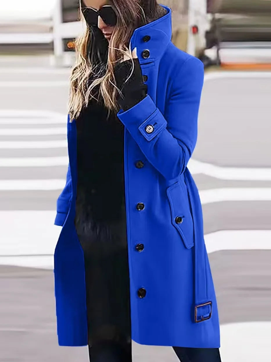 Berg-Feldt | Lange wasserdichte Trenchcoat für Frauen