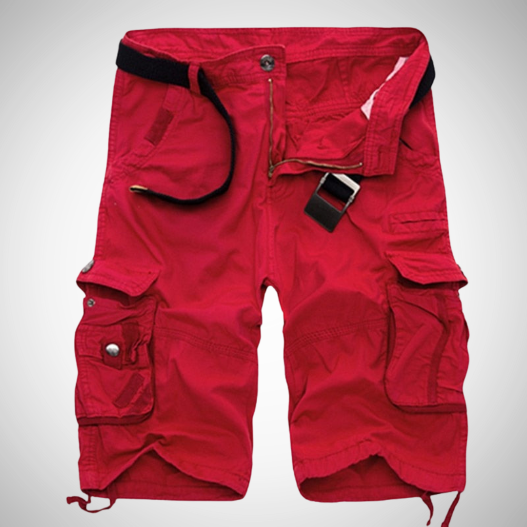 Berg-Feldt Herren Designer Sommer Cargo Shorts