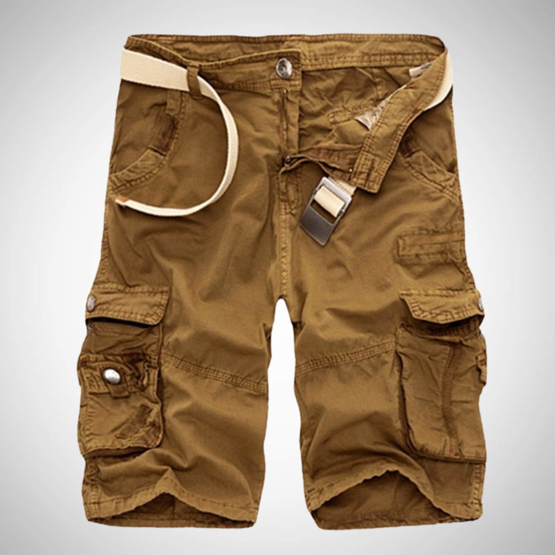 Berg-Feldt Herren Designer Sommer Cargo Shorts