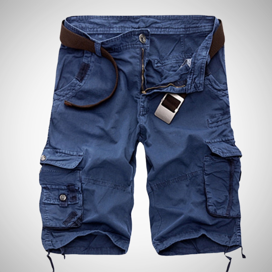 Berg-Feldt Herren Designer Sommer Cargo Shorts