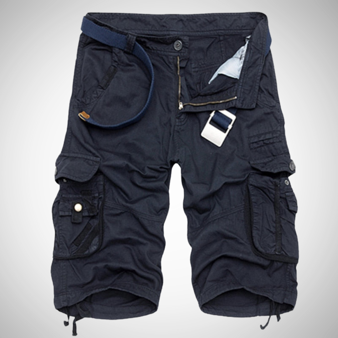 Berg-Feldt Herren Designer Sommer Cargo Shorts