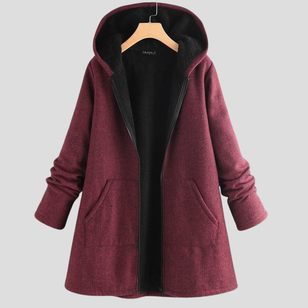 Berg-Feldt | « Manteau en polaire épais à capuche »