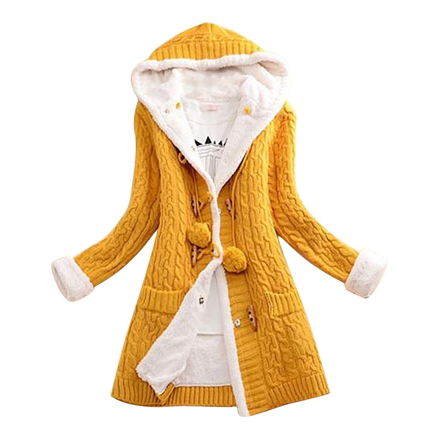 Berg-Feldt | sherpa gefütterte Jacke mit Kapuze