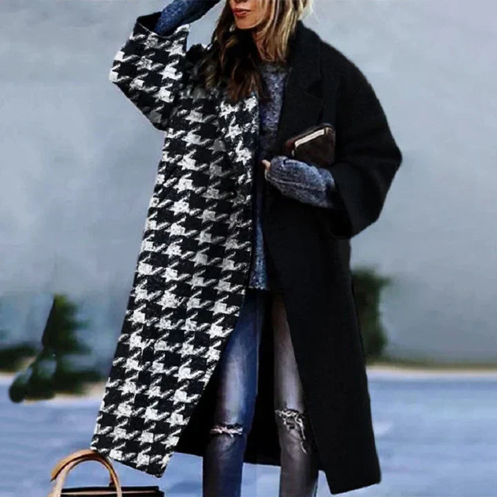 Berg-Feldt | Oversized Lang Damenmantel Wintermantel