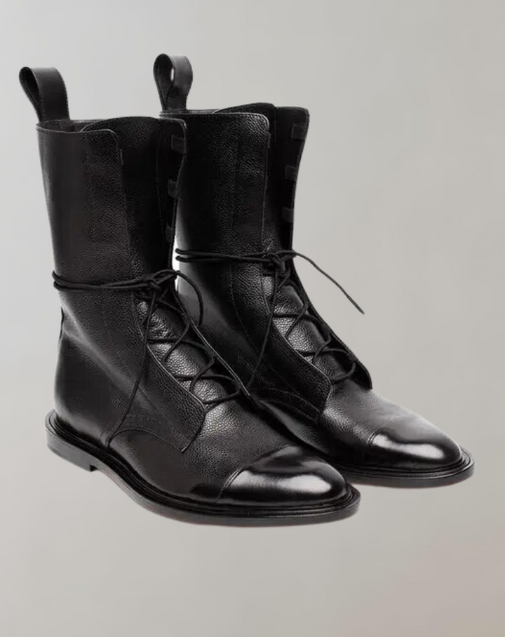 Berg-Feldt | Damenstiefel aus hochwertigem Lackleder