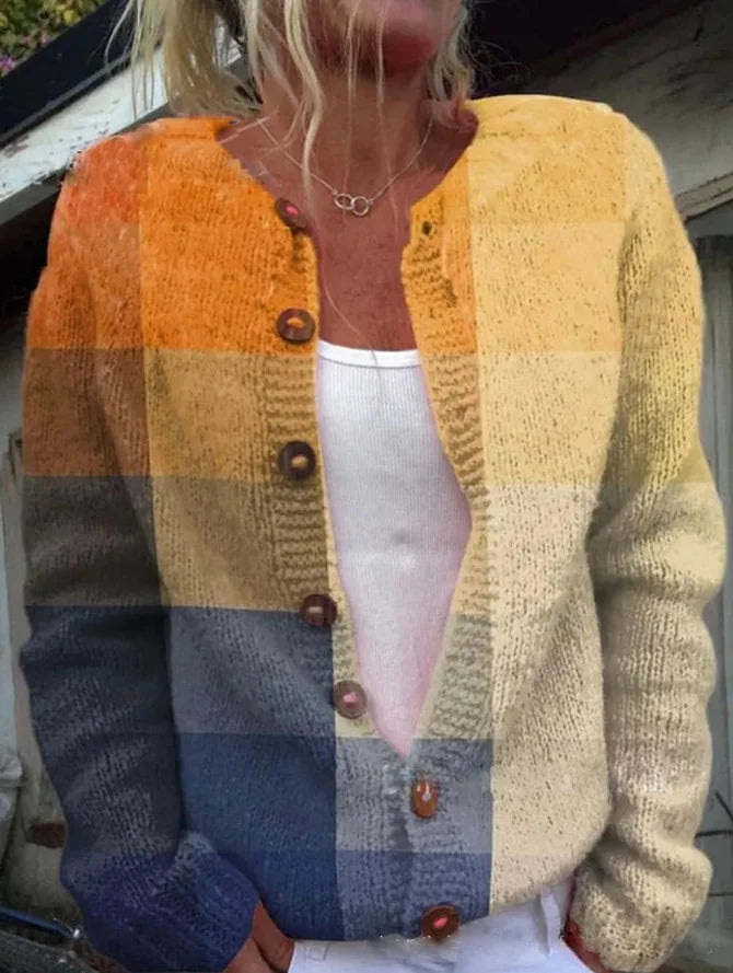 Berg-Feldt | Cardigan boutonné confortable en tricot pour femme