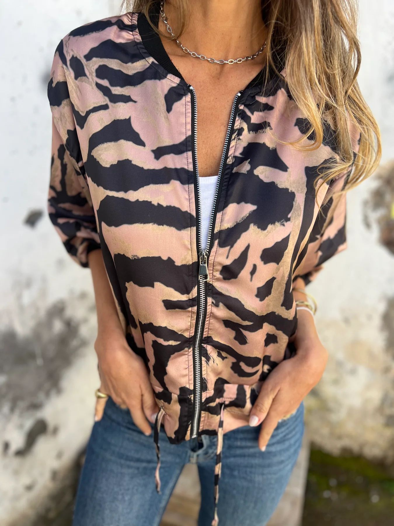 Berg-Feldt | Damen-Bomberjacke mit Print