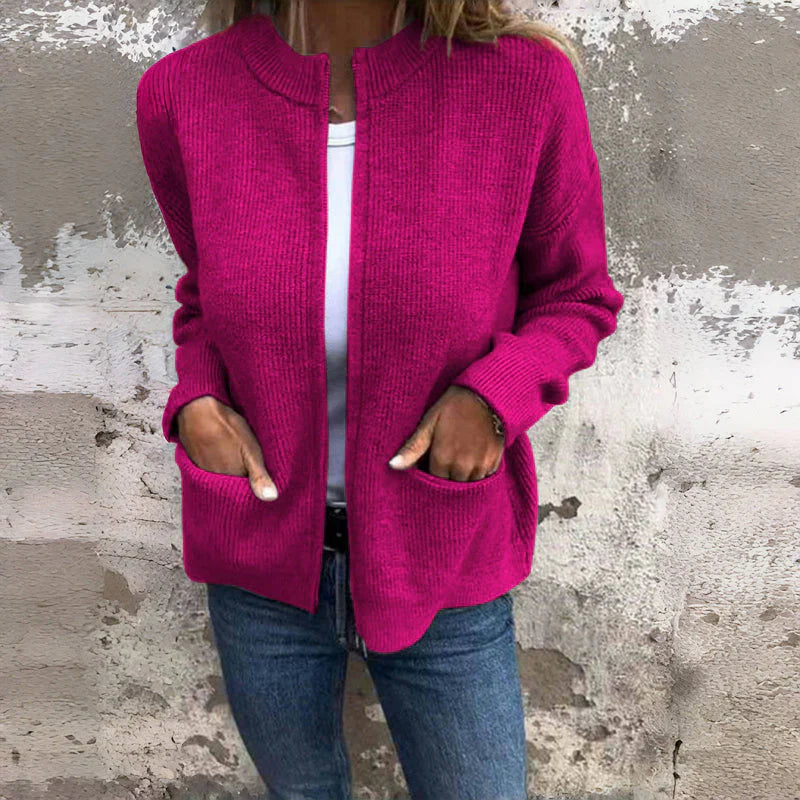 JENELL Cardigan à grandes poches