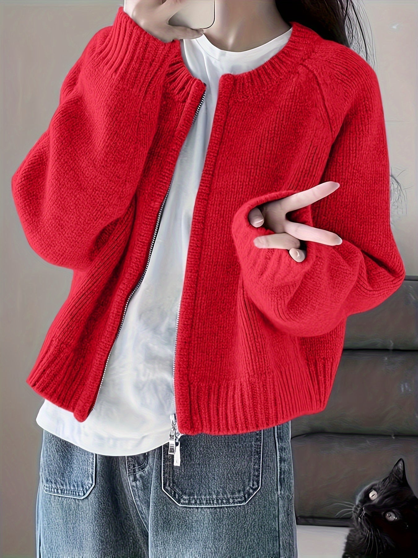 Berg-Feldt | Legere Damen-Strickjacke