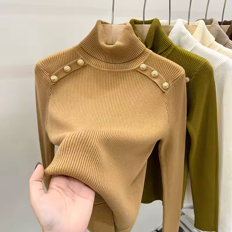 EVI Damen Rollkragenpullover