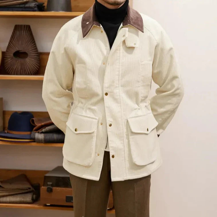 Berg-Feldt | Veste en velours côtelé pour hommes style automnal - Robinson