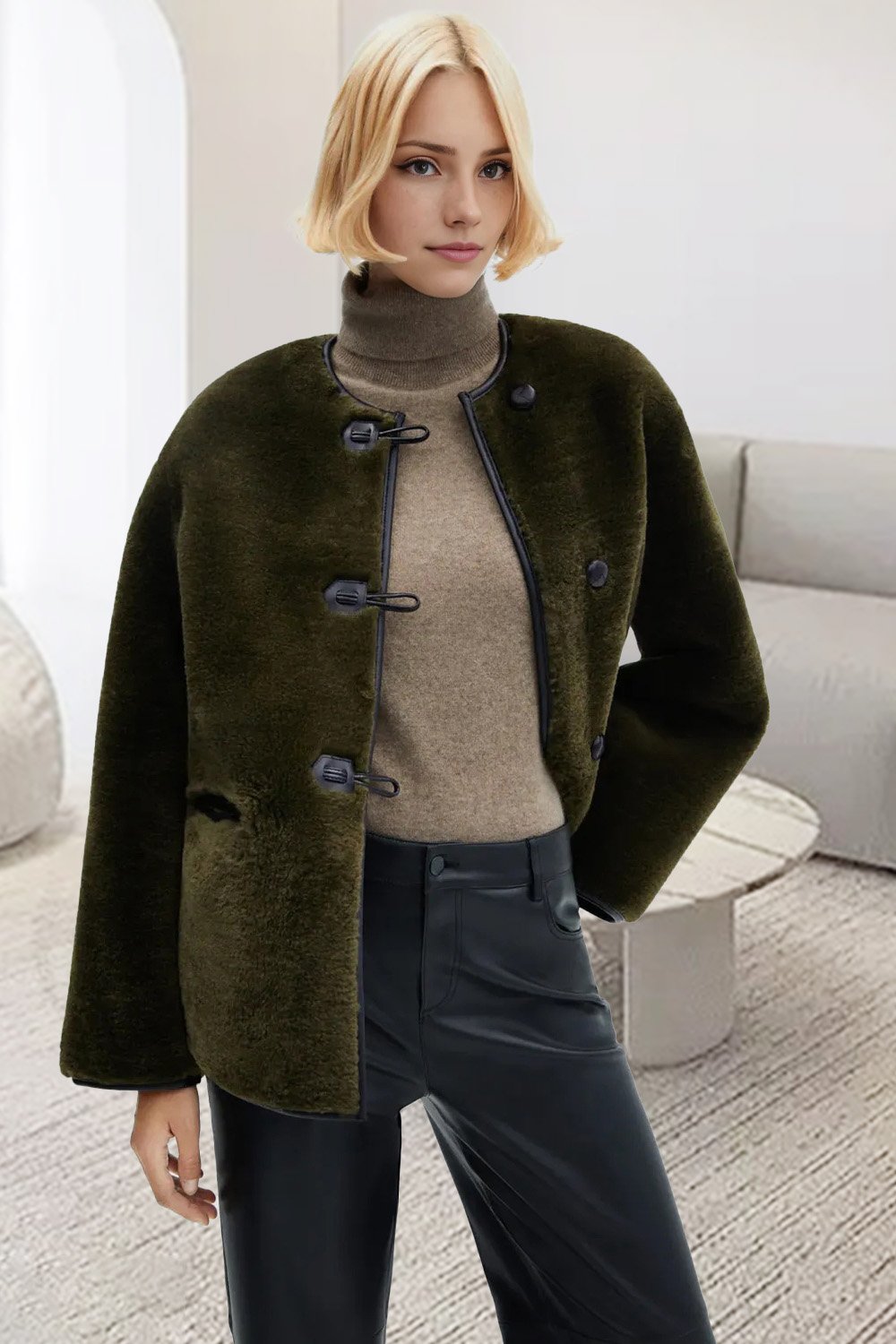 Berg-Feldt | Faux-Fur-Mantel