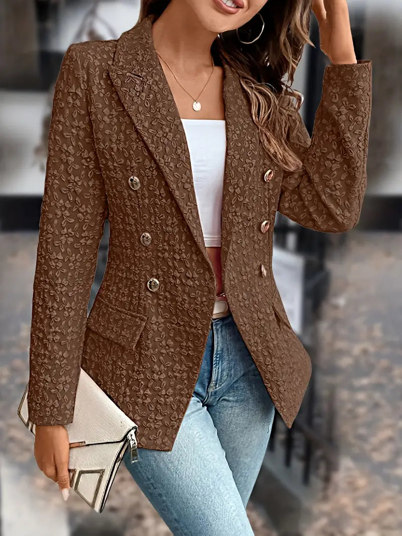 Avelena : élégant blazer croisé