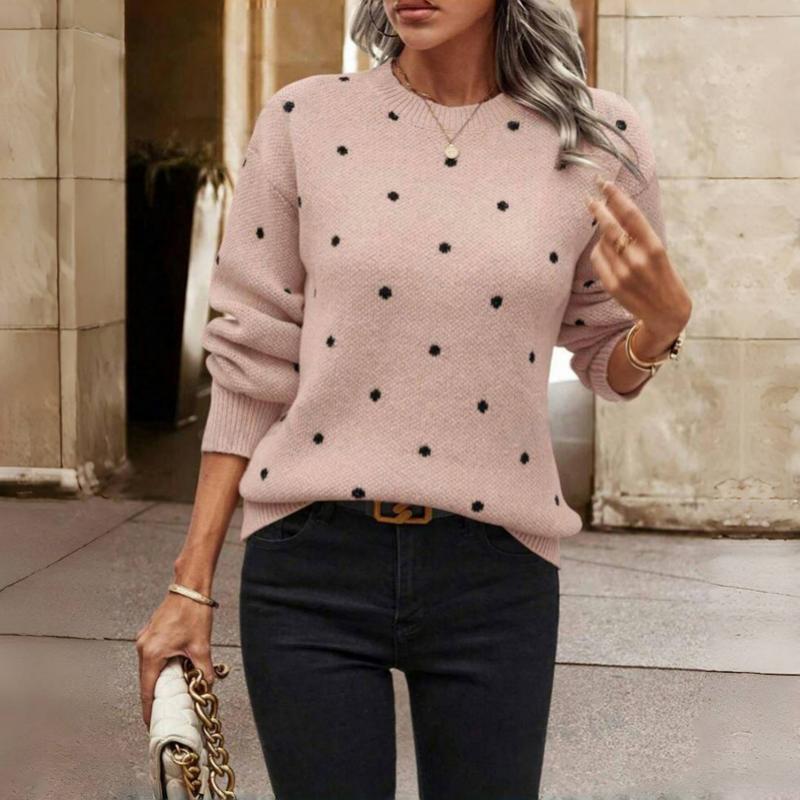 Berg-Feldt | Strickpullover mit Polka Dots