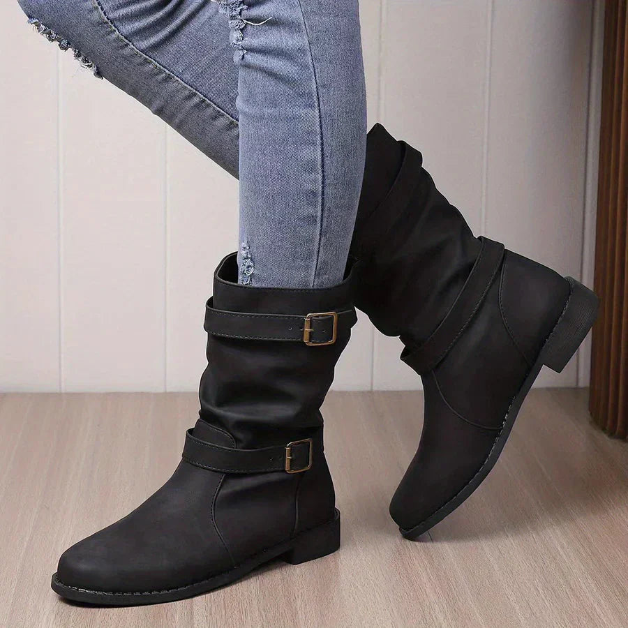 Berg-Feldt | Bottines Western à Boucle Vintage pour Femme