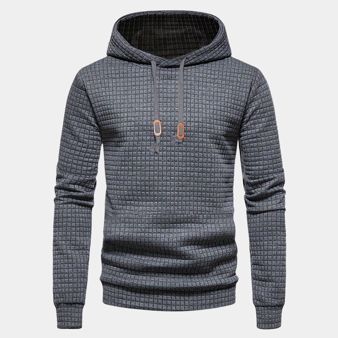 Fudus Hoodie en maille texturée