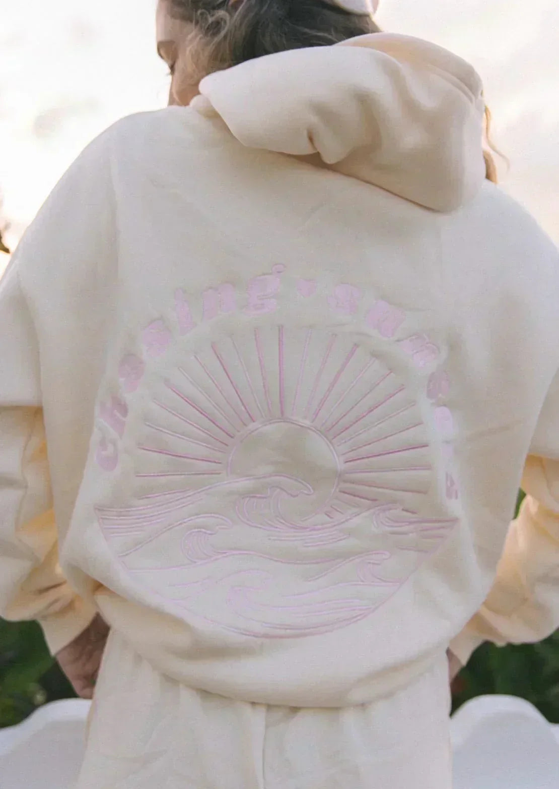 Sweat à capuche pour femmes Fudus | Sweat à capuche graphique Chasing Sunsatzs