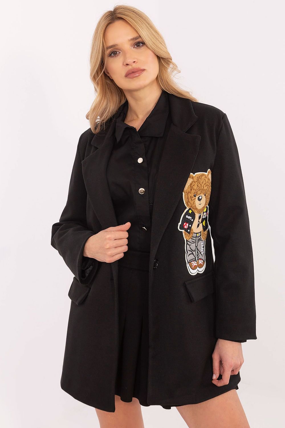 Berg-Feldt | Blazer brodé d'ours Unique et Élégant Élégance décontractée