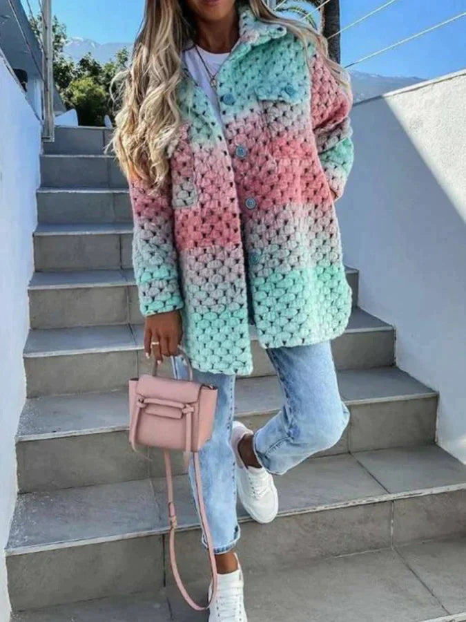 Berg-Feldt | Manteau en laine multicolore