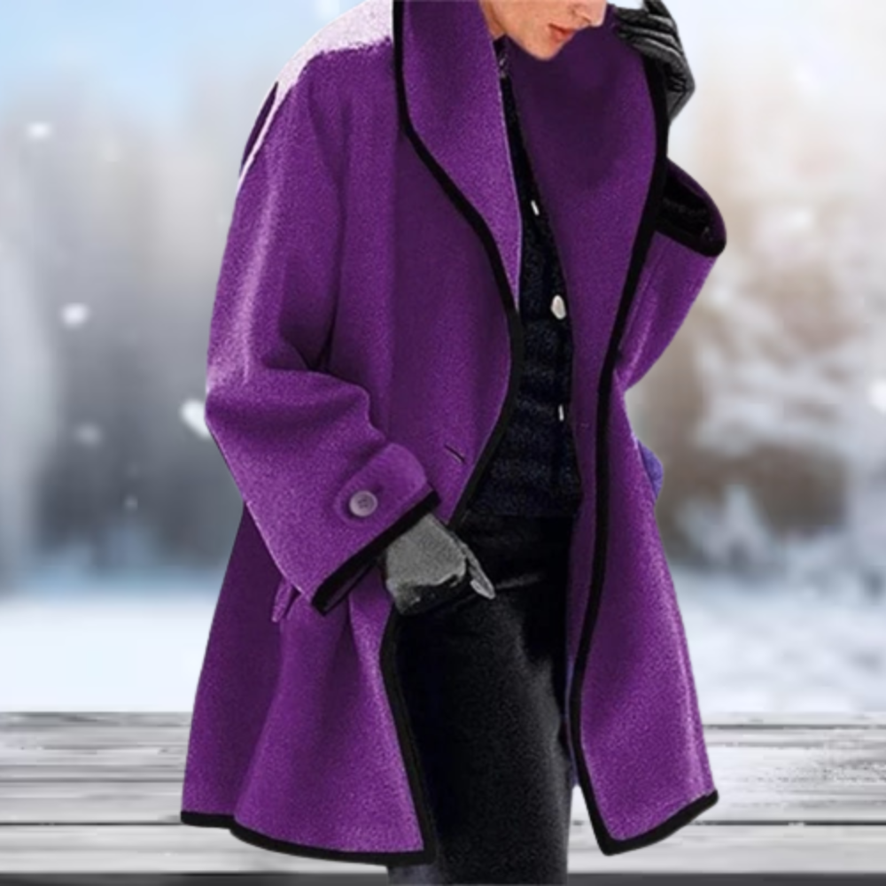 Retro Wollmantel für Damen – Carmel