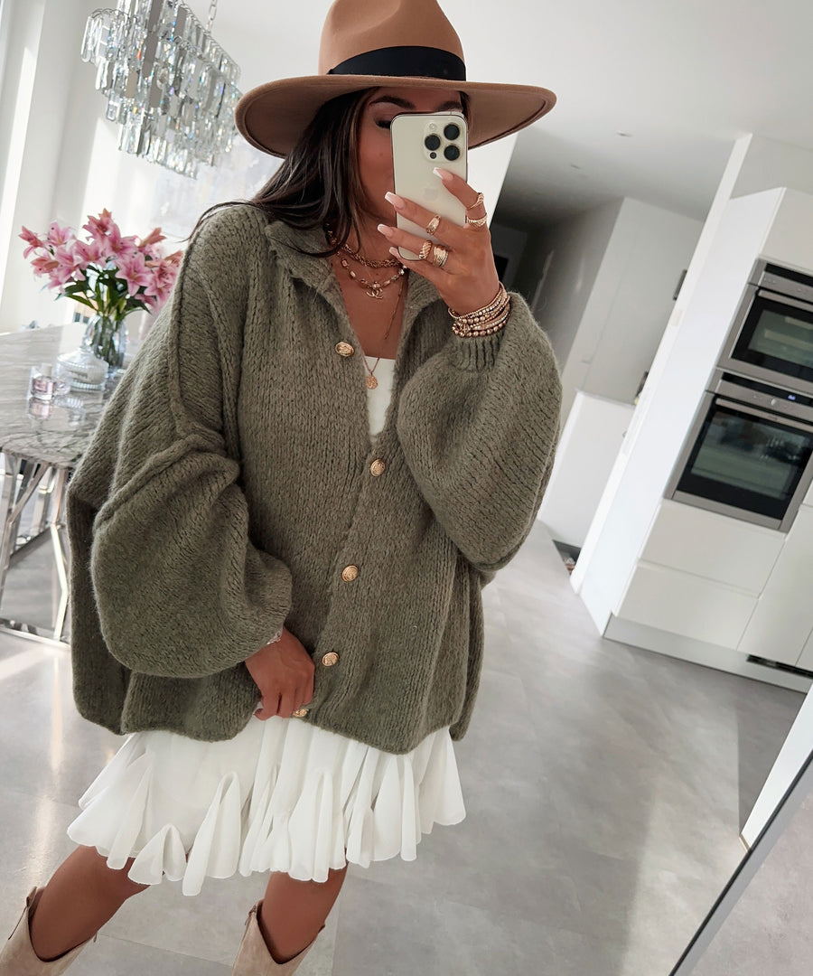 Berg-Feldt | Overgrößed Strickjacke