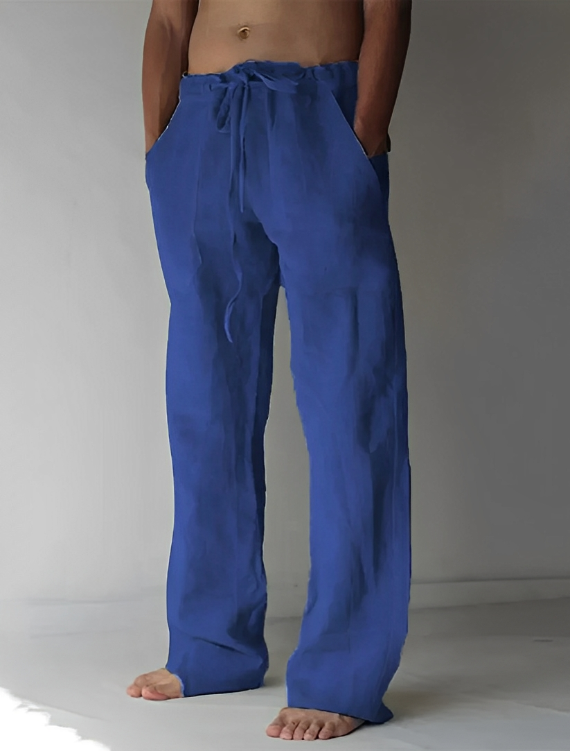 Pantalon en lin style ample pour hommes par Garth