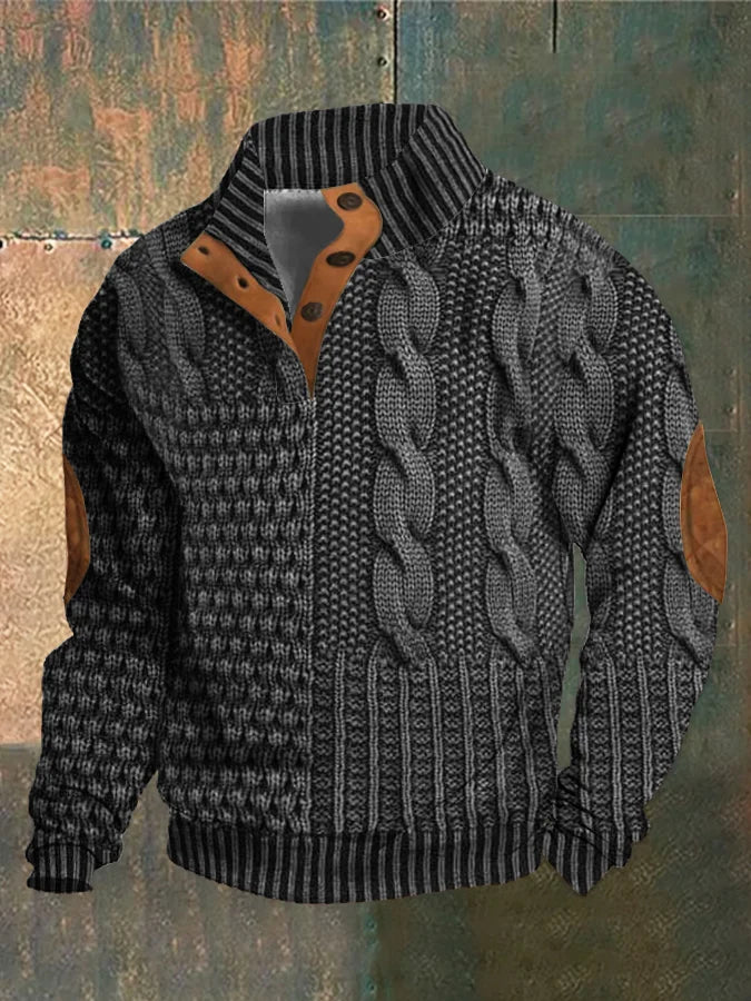 Herrenpullover Nilo: Modernes Strickdesign