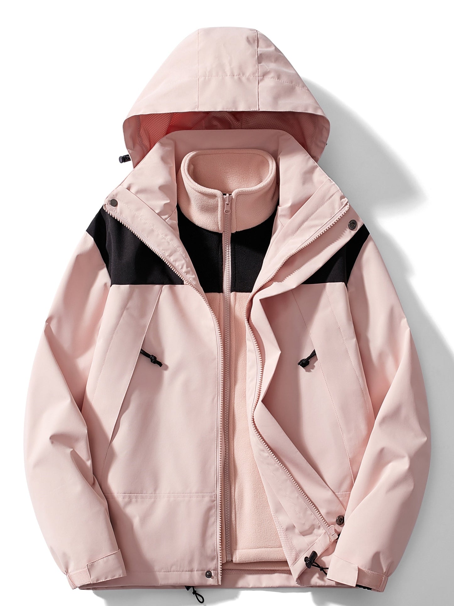Berg-Feldt | Veste d'hiver décontractée 3 en 1 pour femme avec capuche Idéale pour l'automne et l'hiver