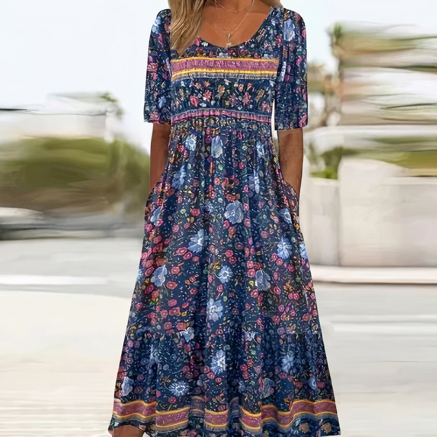 Schickes böhmisches Damenkleid - Eulla