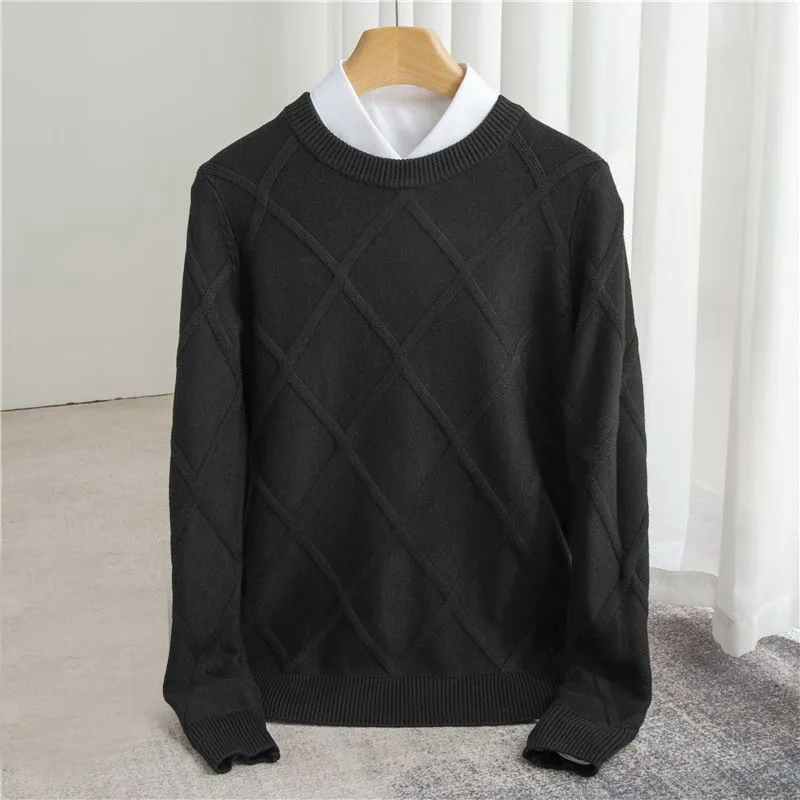 Pull pour homme à motif losanges