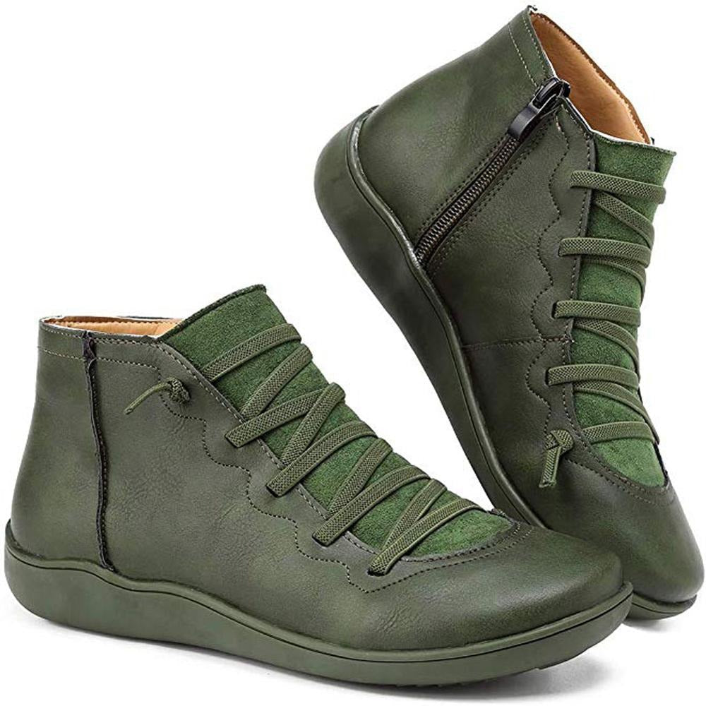 Berg-Feldt | Fake-Leder Stiefeletten Für Einen Modischen Look
