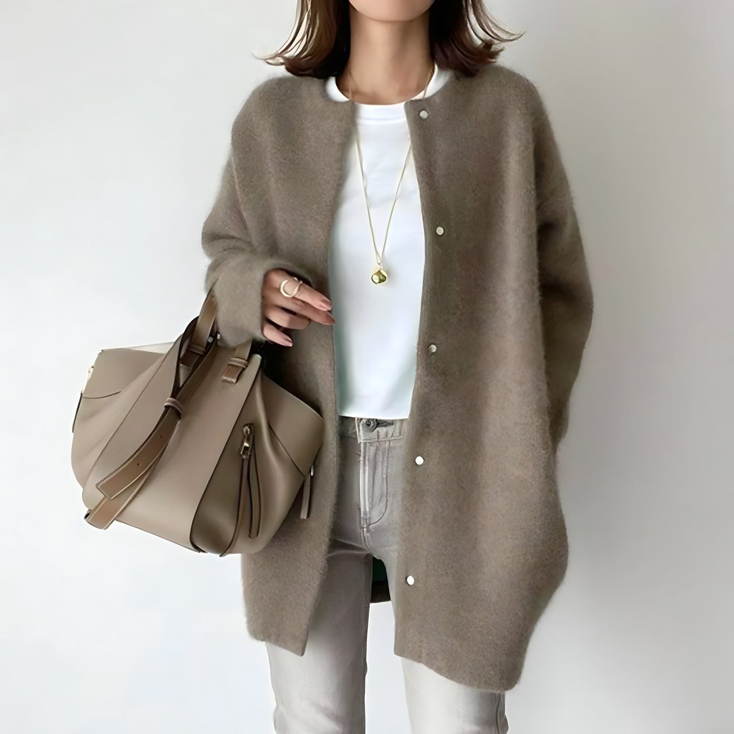 Berg-Feldt | Strickjacke mit Knopfleiste