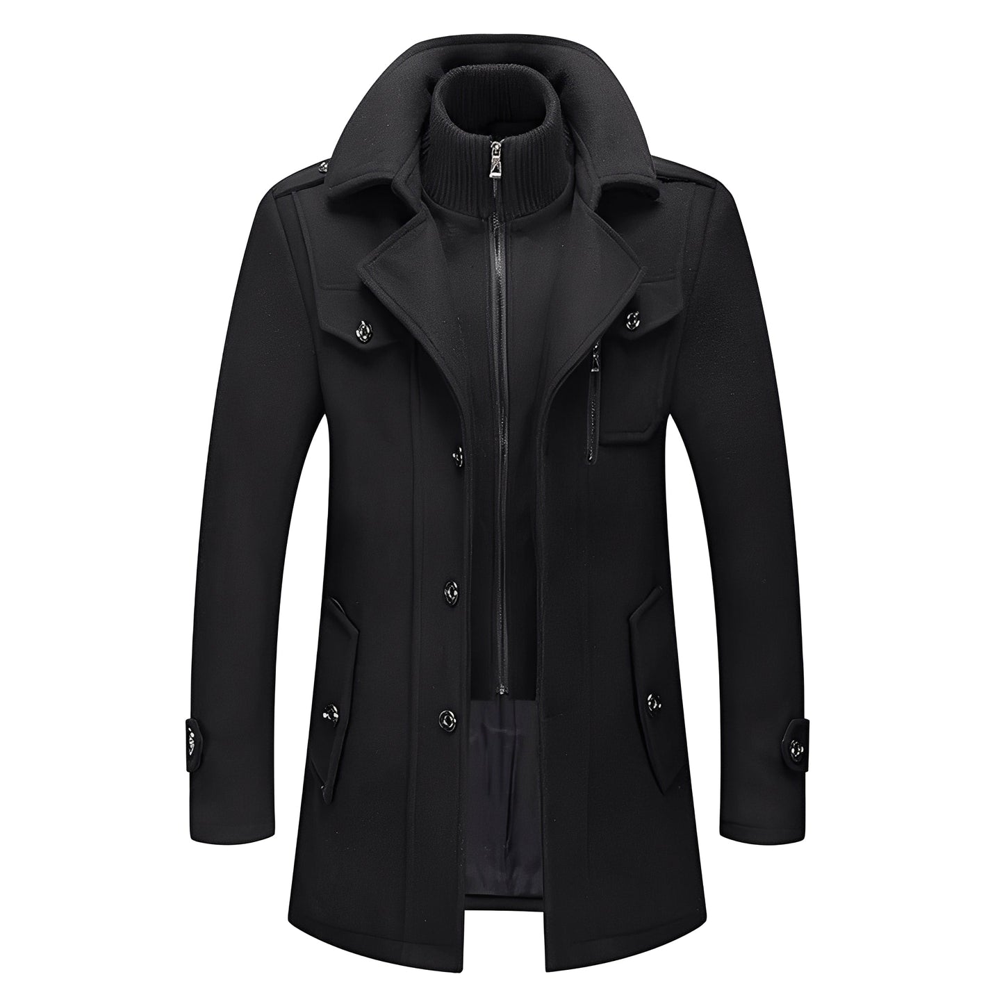 Berg-Feldt | Eleganter langer Trenchcoat für Herren