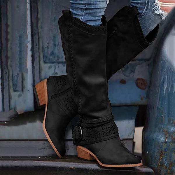 Berg-Feldt | Bottes western à talon bottier et boucle décorative