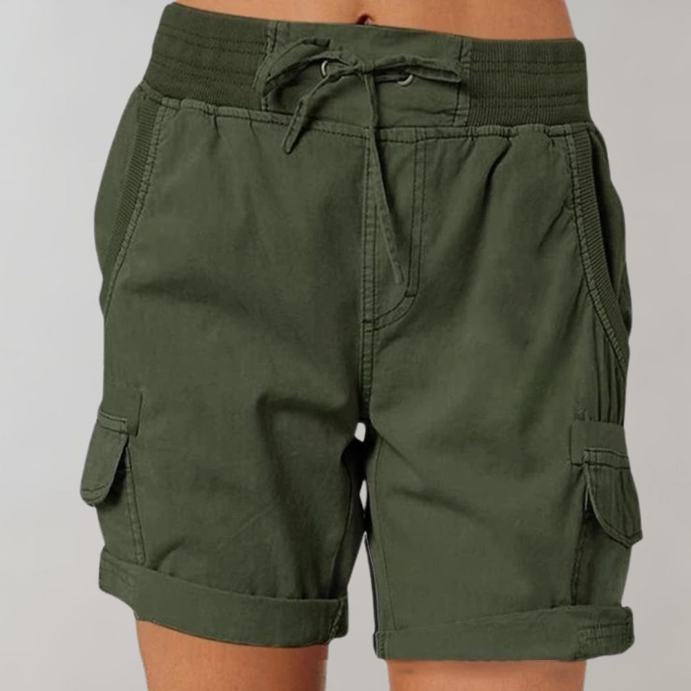 Shorts cargo d'été pour femmes - Modèle Seraphina