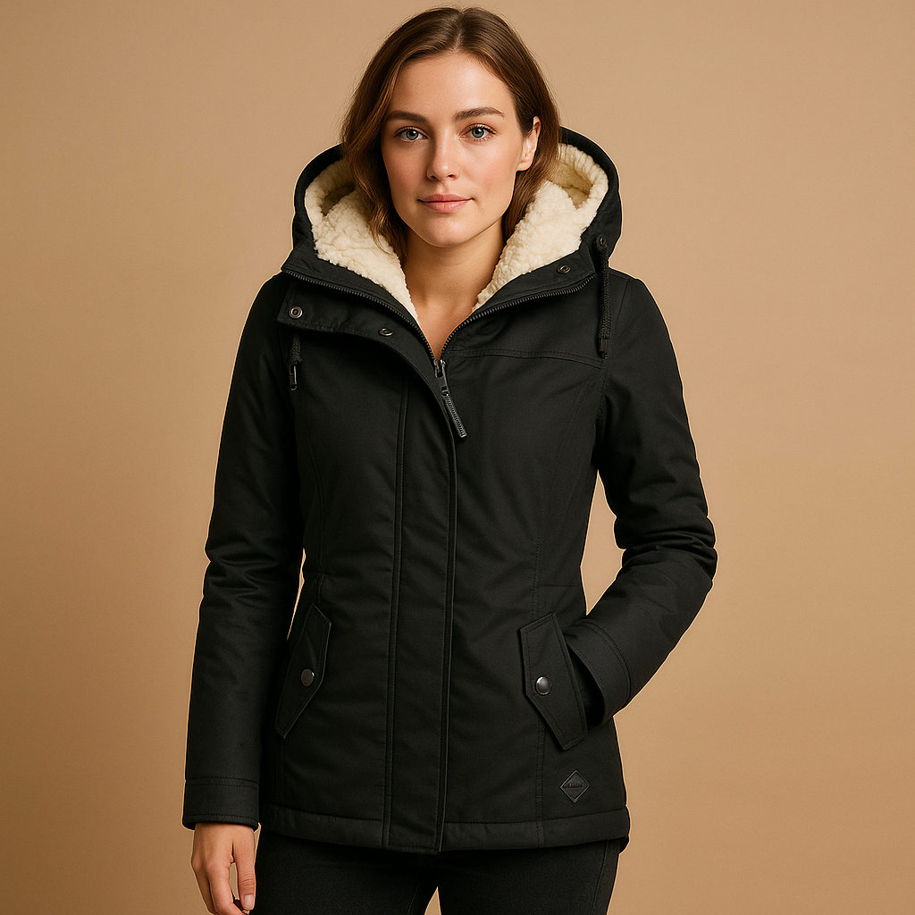 Berg-Feldt | Stilvolle Damen ParkA-Winterjacke mit Kapuze