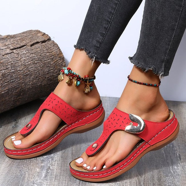 Bequeme orthopädische Sandalen von Berg-Feldt für Damen