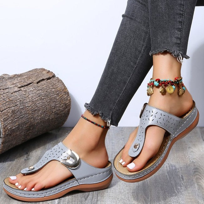 Bequeme orthopädische Sandalen von Berg-Feldt für Damen