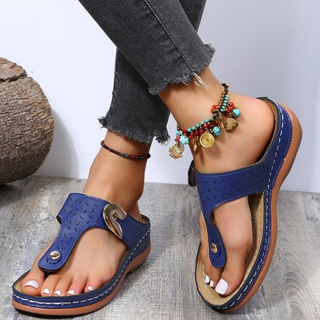 Bequeme orthopädische Sandalen von Berg-Feldt für Damen