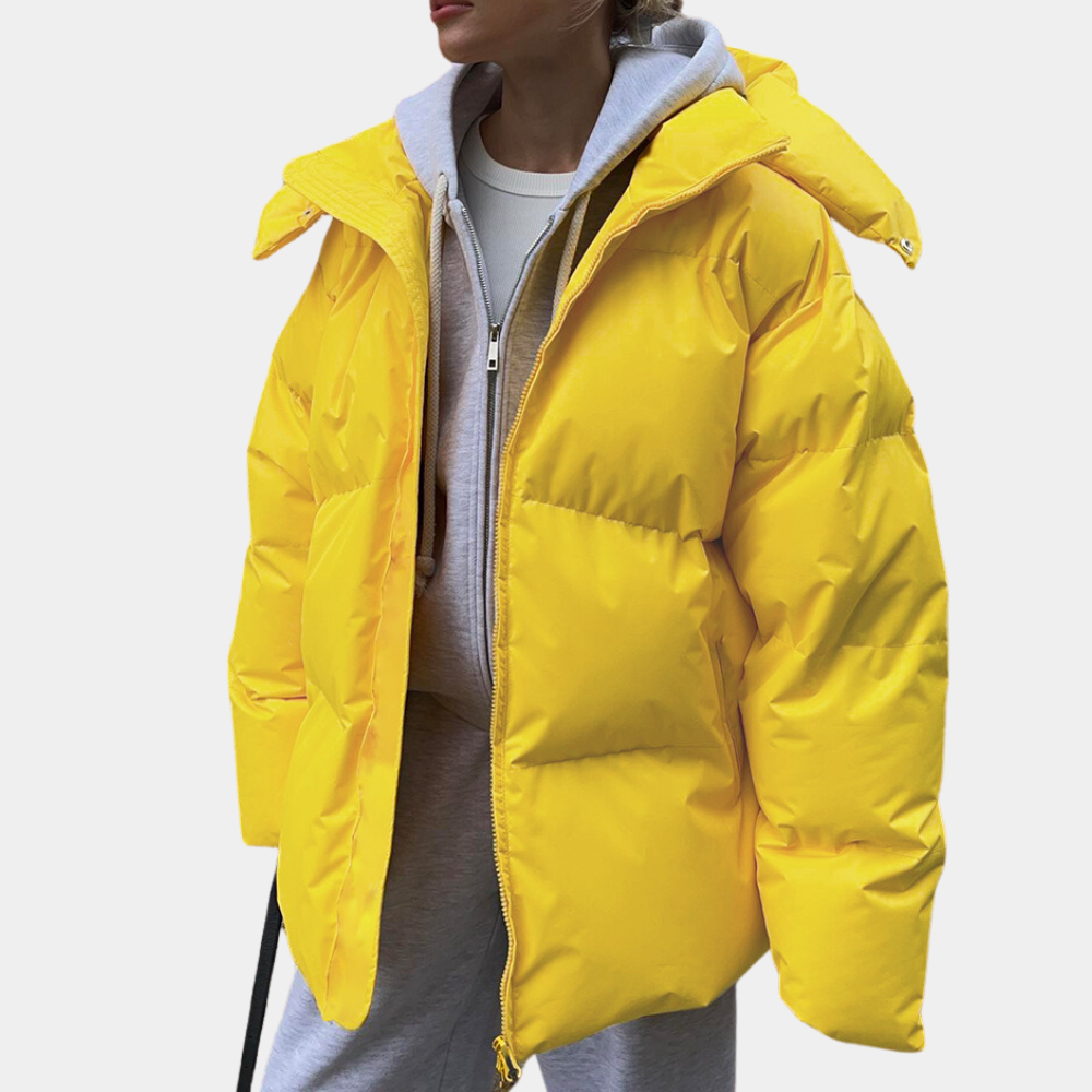 Berg-Feldt | Puffer Winterjacke mit Kapuze - Langarm
