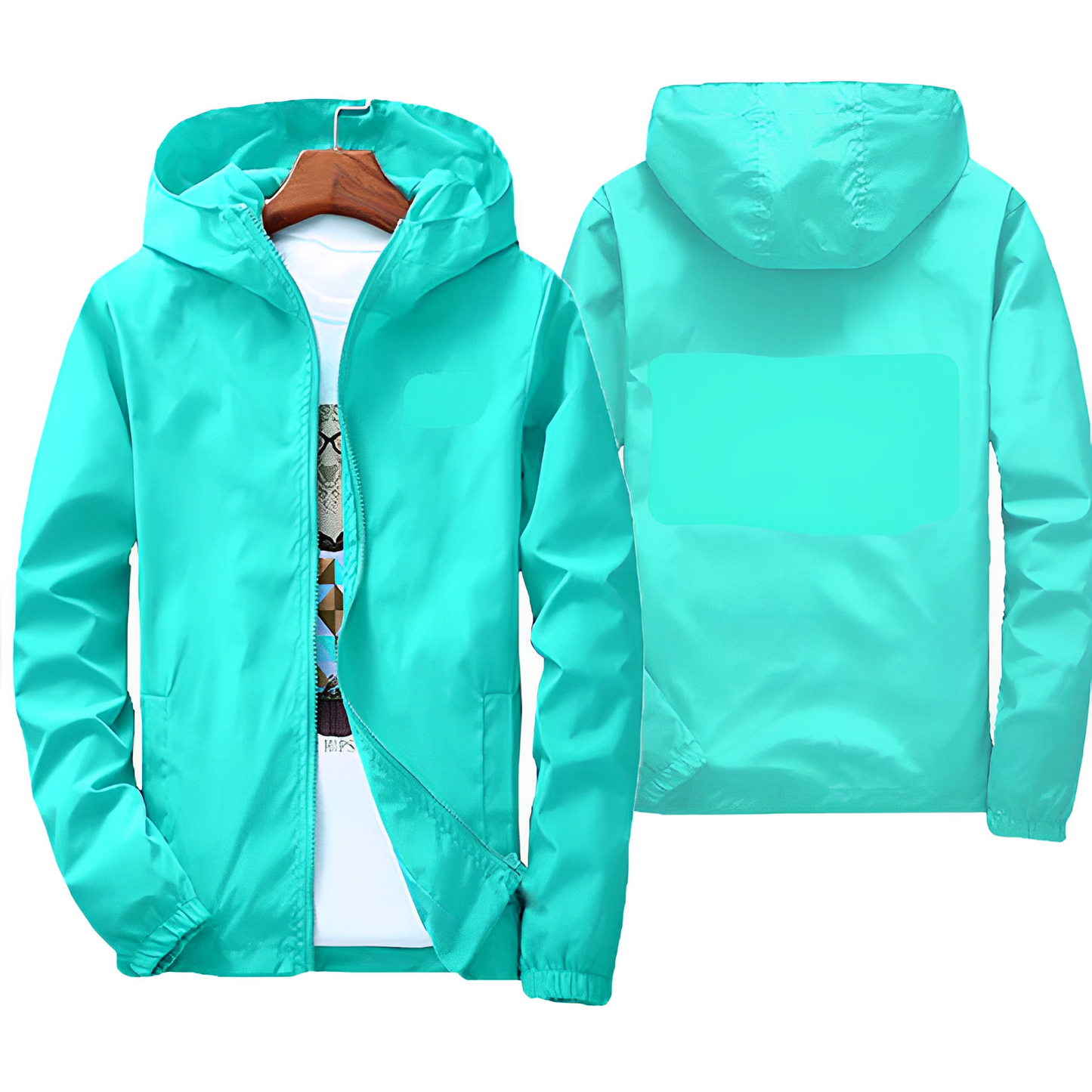 Männer Windbreaker Jacke