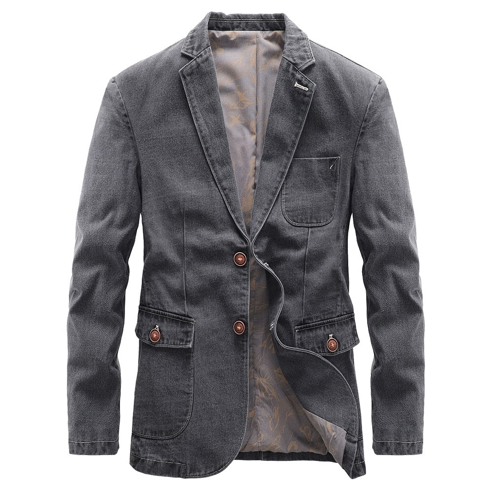 Berg-Feldt | Veste en jean d'affaires