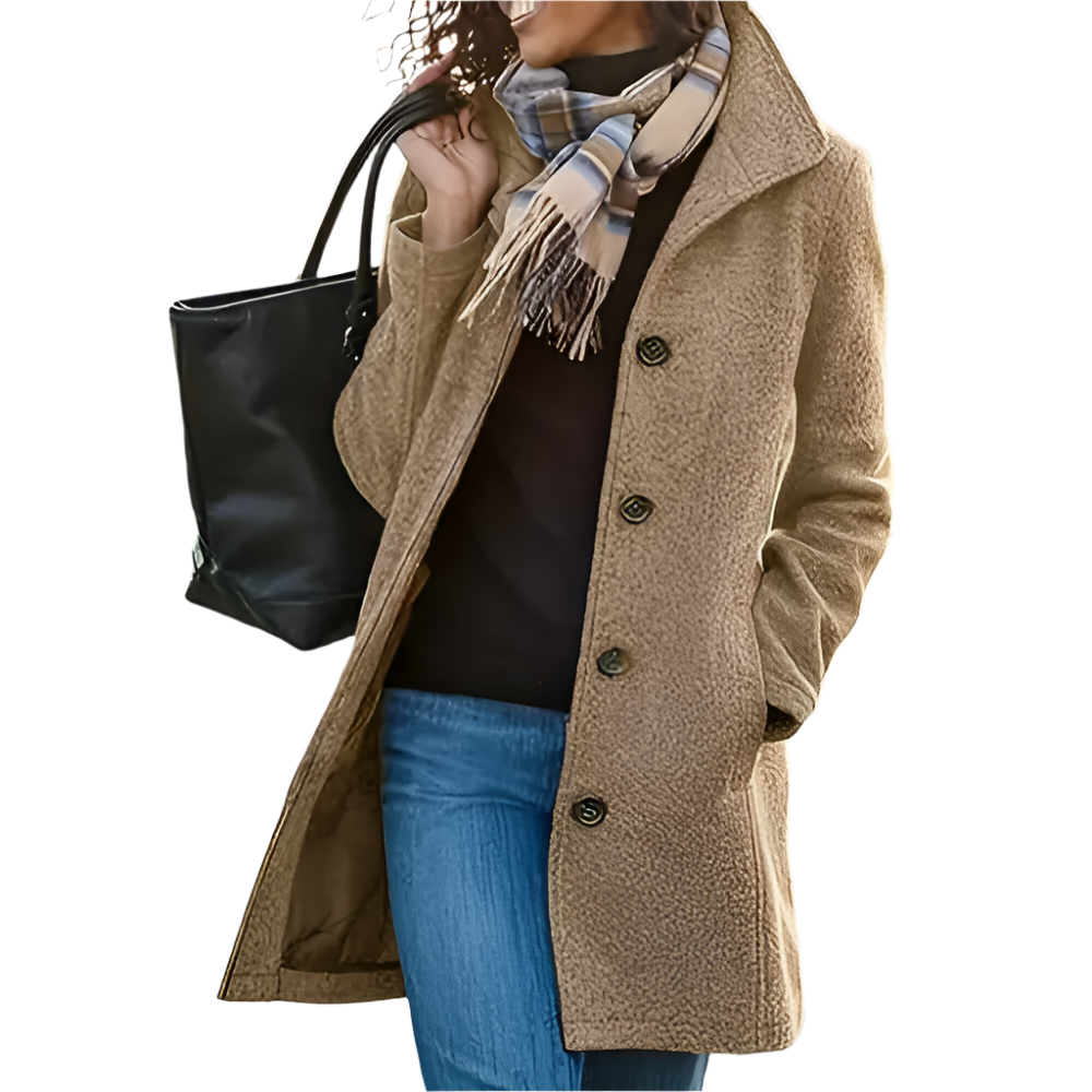 Berg-Feldt | Lange Freizeit Damenjacke in Grau, Grün und Khaki