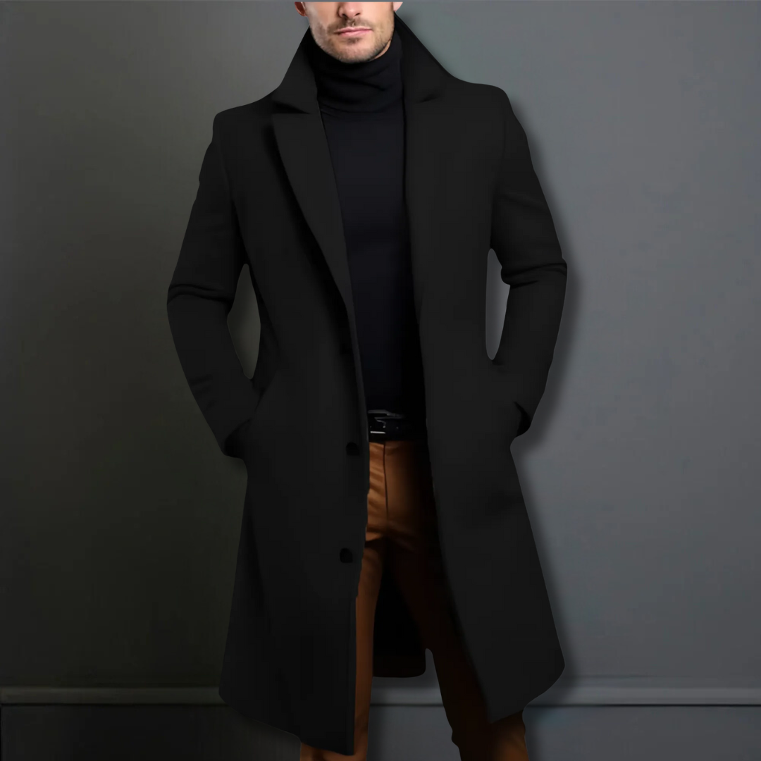 Berg-Feldt | Herren Klassischer Maßanzug Mantel – Marineblau, Schwarz, Beige Optionen