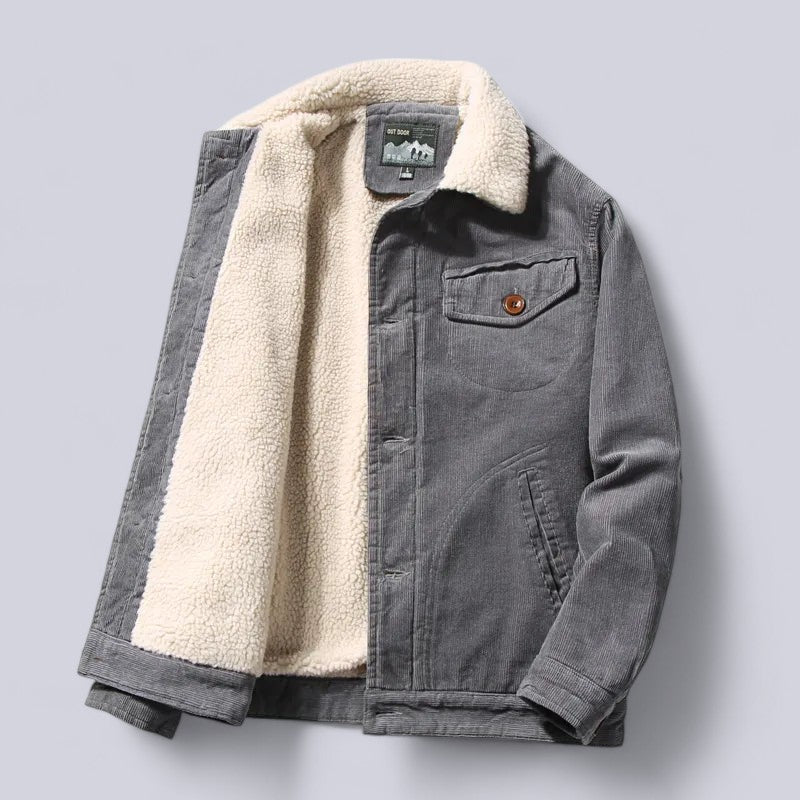 Berg-Feldt | Herren Cordjacke Herbst mit weichem Innenfutter