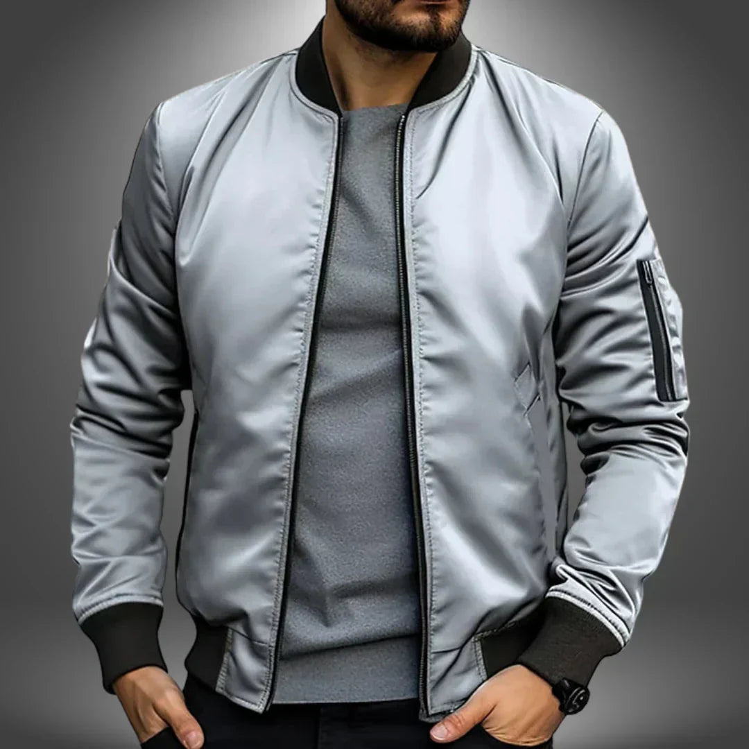 Berg-Feldt | Herren Leichte Bomberjacke – Lässiger Windbreaker