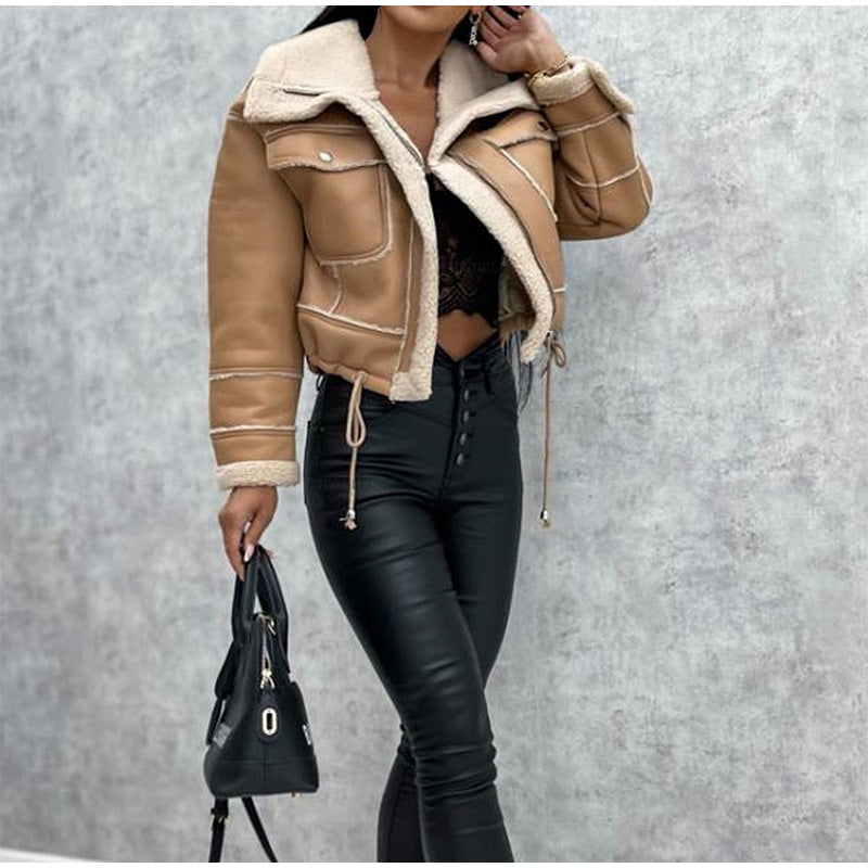 Berg-Feldt | Motorradjacke mit Revers und Sherpa-Futter