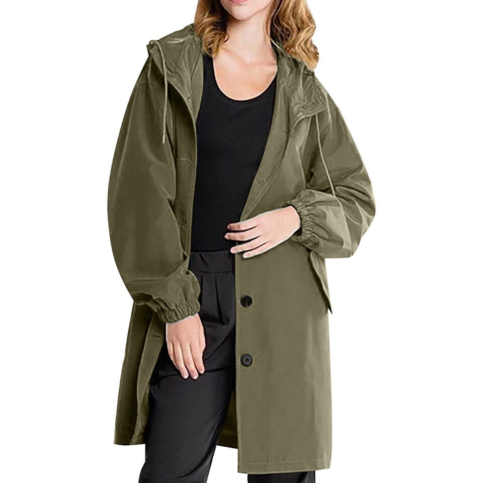 Veste à capuche ample pour femme de Fudus
